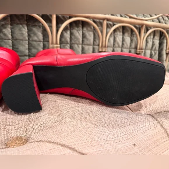 Sugar Red Ankle Boots - Picture 4 of 7